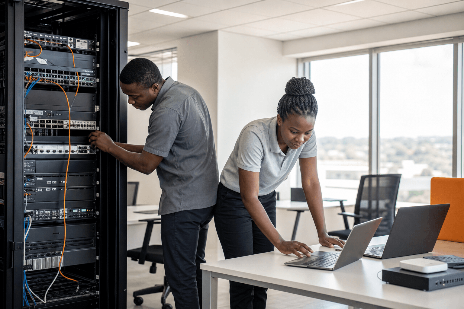 Technology equipment deployed for an organisation